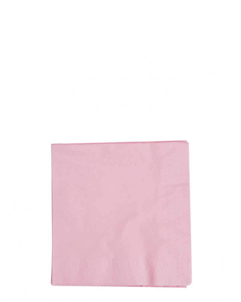 Classic Pink Beverage Napkins Pack of 40