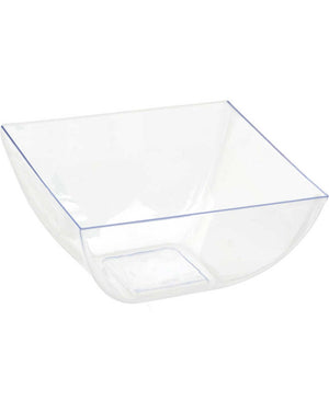 Clear 473ml Plastic Catering Bowls Pack of 10