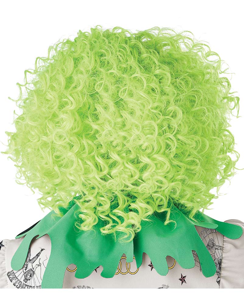 Corkscrew Clown Curly Green Wig