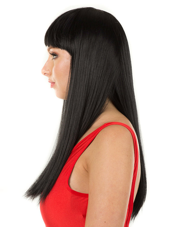 Fashion Deluxe Black Long Wig