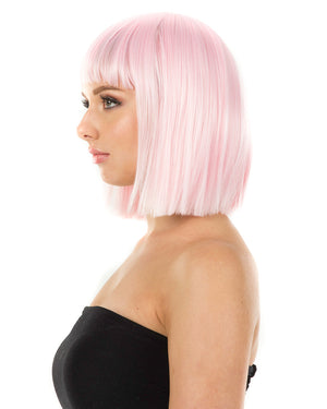 Fashion Deluxe Pastel Pink Bob Wig