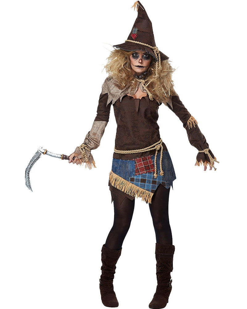 Creepy Scarecrow Womens Costume