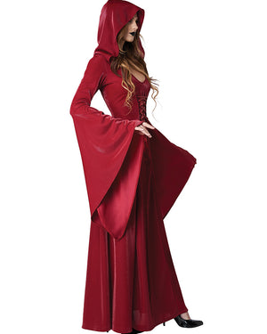 Crimson Robe Womens Costume