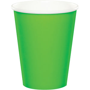 Fresh Lime 266ml Paper Cups Pack of 24
