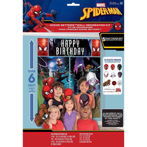 Spiderman Webbed Wonder Scene Setter with Props Pack of 17