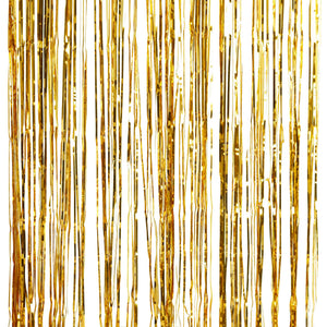 Gold Foil Fringe Curtain Decoration Metallic Star