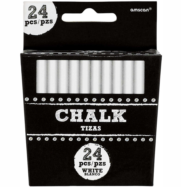 White Chalk Sticks Pack of 24