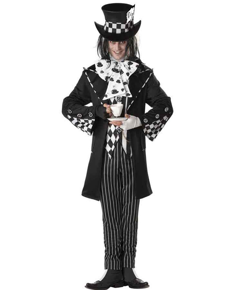 Dark Mad Hatter Mens Costume