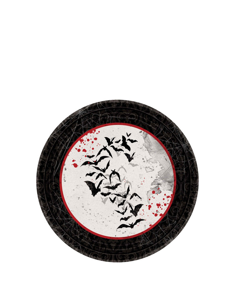 Dark Manor 17cm Round Plates Pack of 8