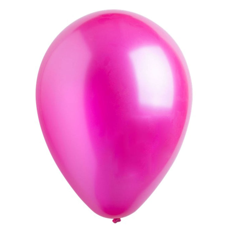 Metallic Hot Pink 30cm Latex Balloons Bulk Pack of 200