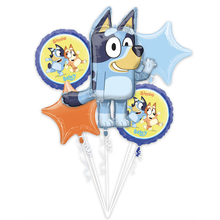 Bluey Foil Balloon Bouquet Pack of 5
