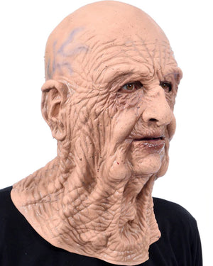 Dead On Arrival Old Man Latex Mask