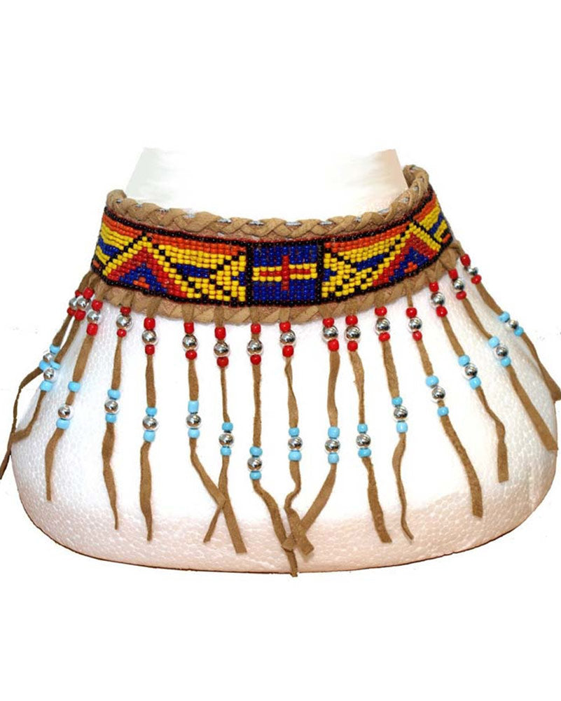 Deluxe Aztec Choker with Beads