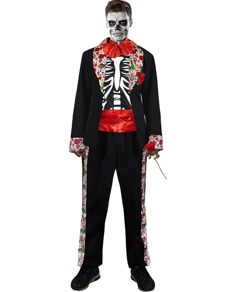 Dia De Los Muertos Mens Costume