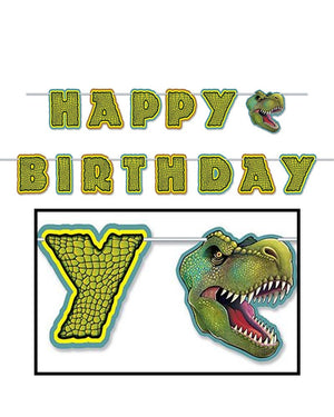 Dinosaur Birthday Streamer