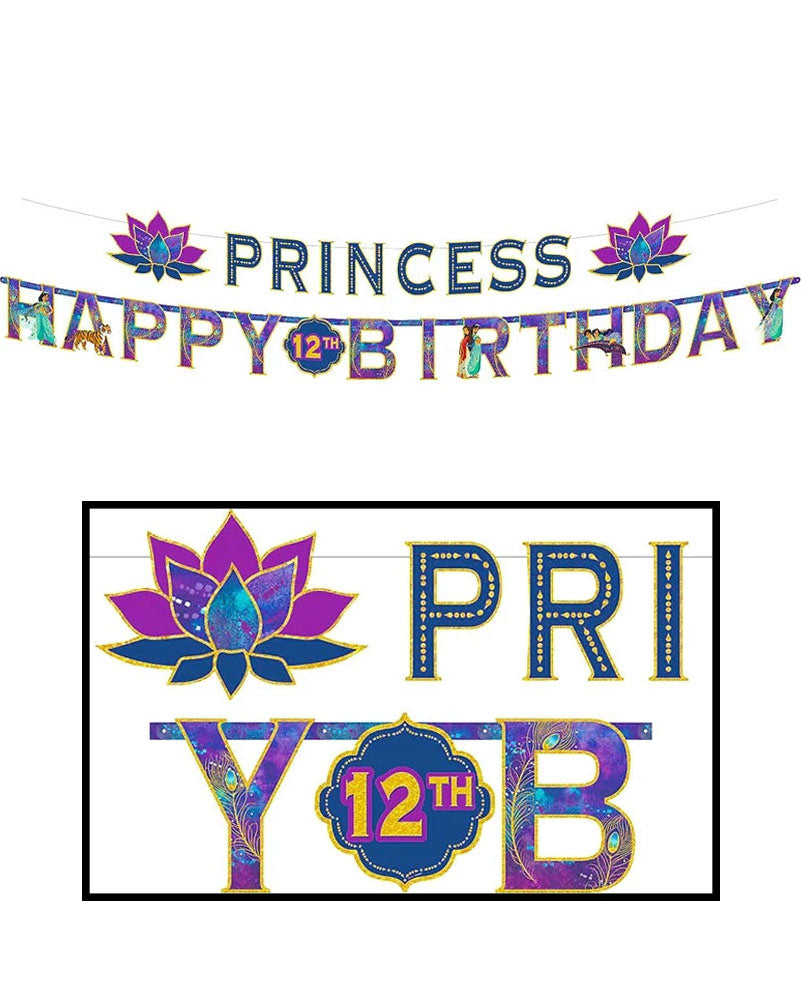 Disney Aladdin Jumbo Add and Age Letter Banner