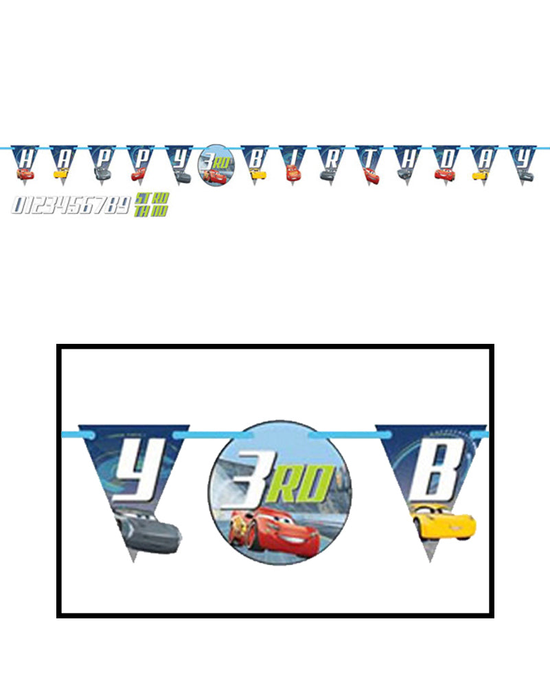 Disney Cars 3 Jumbo Add An Age Banner