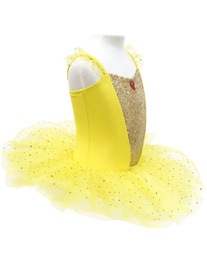 Disney Princess Belle Sparkling Tutu Dress Girls Costume