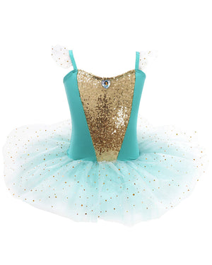 Disney Princess Jasmine Sparkling Tutu Dress Girls Costume