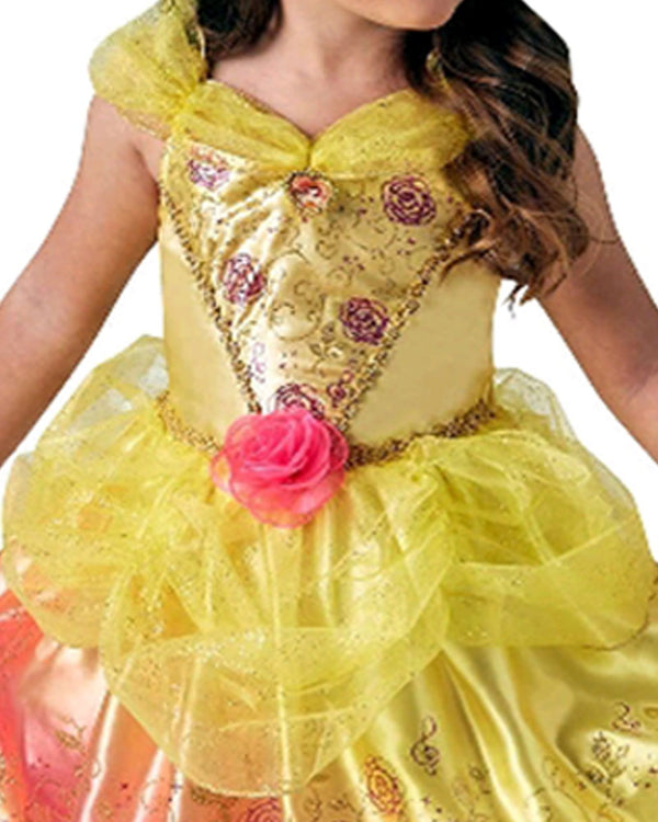Disney Belle Rainbow Deluxe Girls Costume