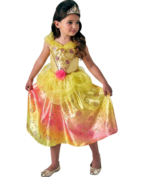 Disney Belle Rainbow Deluxe Girls Costume