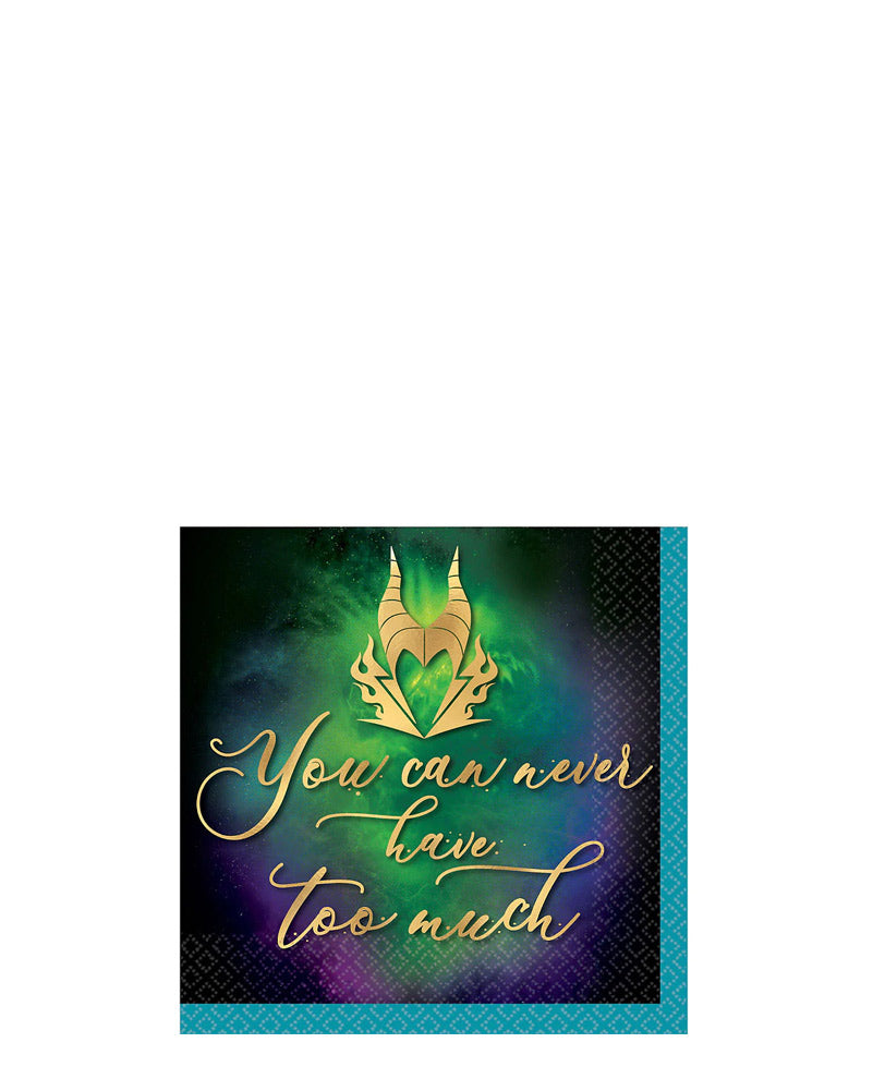 Disney Villains Maleficent Beverage Napkins Pack of 16