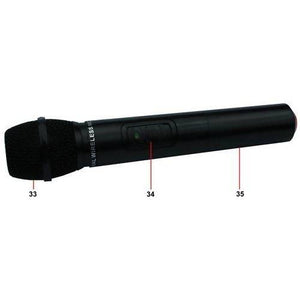 Handheld Microphone for PA Portable Sound System EL-M199.6