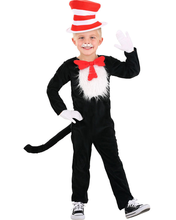 Dr Seuss The Cat In The Hat Deluxe Toddler Kids Costume
