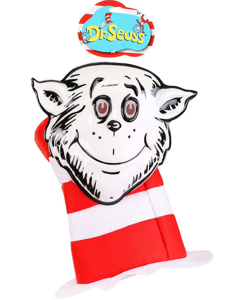 Dr Seuss The Cat in the Hat Vacuform Mask and Hat Set