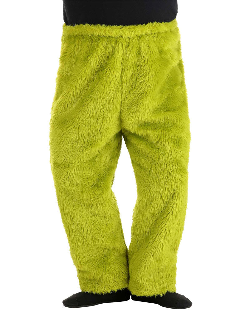 Dr Seuss The Grinch Adult Deluxe Plus Size Fur Book Week Pants