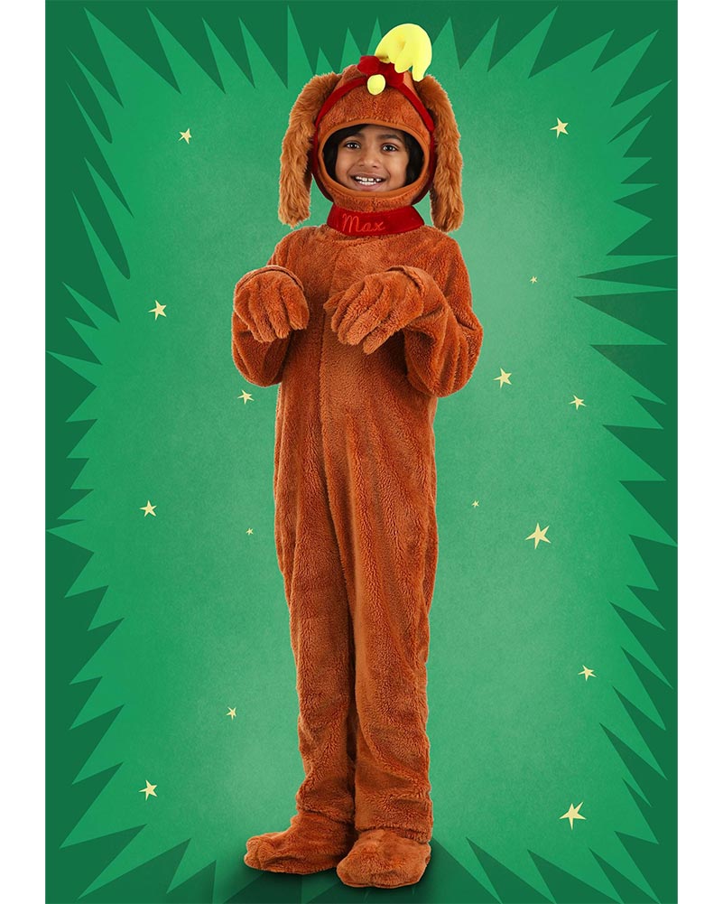 Dr Seuss The Grinch Max Kids Christmas Costume