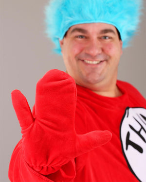 Dr Seuss Thing 1 and 2 Deluxe Adult Plus Size Costume
