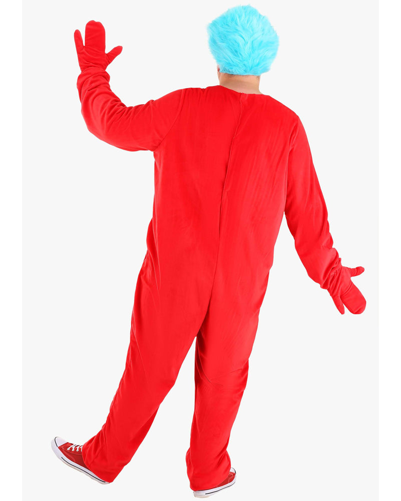 Dr Seuss Thing 1 or 2 Deluxe Adult Plus Size Costume