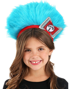 Dr Seuss Thing 1 and 2 Fuzzy Headband