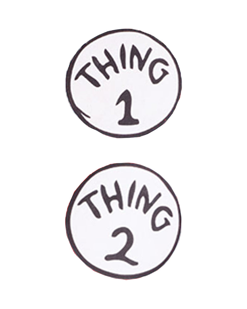 Dr Seuss Thing 1 and Thing 2 Kids Costume