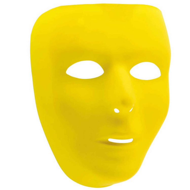Team Spirit Yellow Full Face Mask