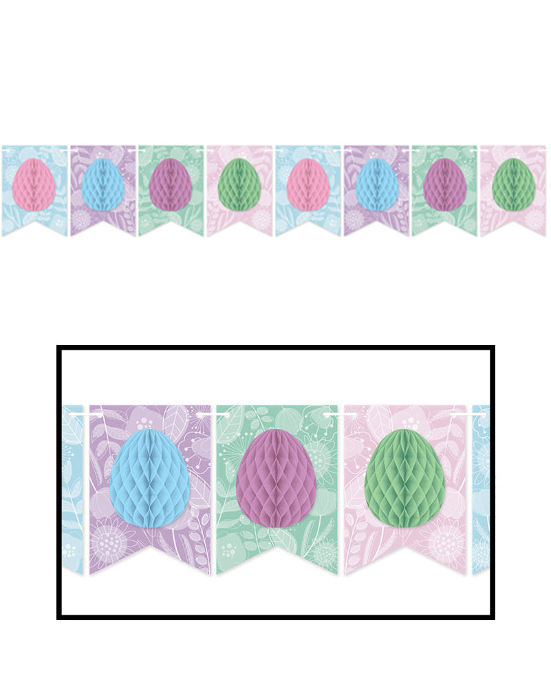 Easter Tissue Egg Streamer 1.8m