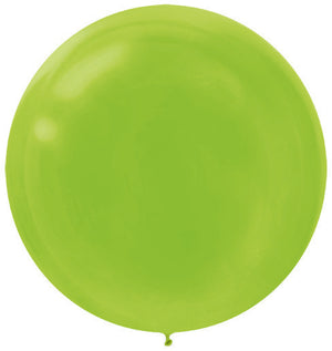 Latex Balloons 60cm 4 Pack Kiwi Pack of 4