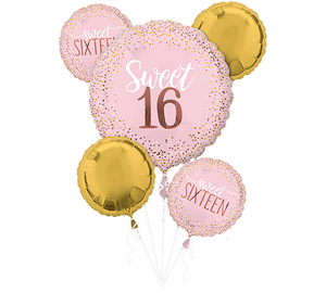 Bouquet Sweet Sixteen Blush Birthday P75 Pack of 5