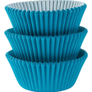Mini Cupcake Cases Caribbean Blue Pack of 100