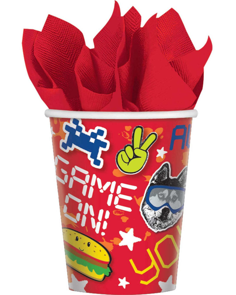 Epic Party 266ml Paper Cups Pack of 8