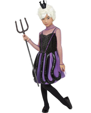 Evil Sea Witch Kids Costume