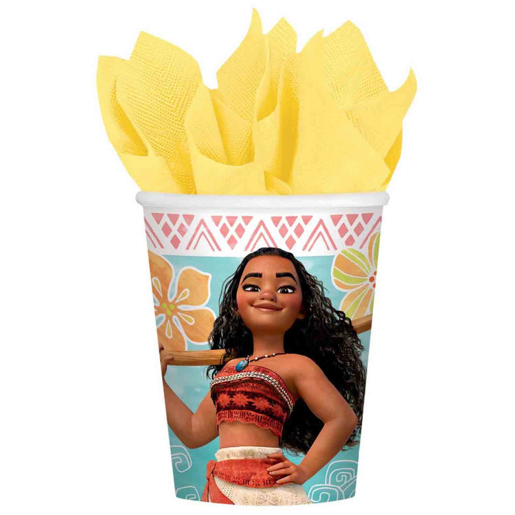 Disney Moana 266ml Party Cups Pack of 8