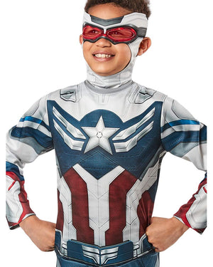 Falcon and the Winter Soldier Captain America Value Kids Costume
