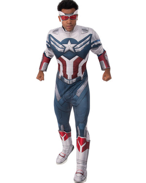 Falcon and the Winter Soldier Captain America Deluxe Mens Costume