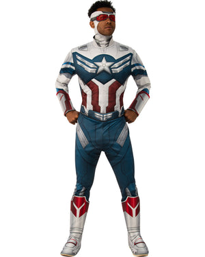 Falcon and the Winter Soldier Captain America Deluxe Mens Costume