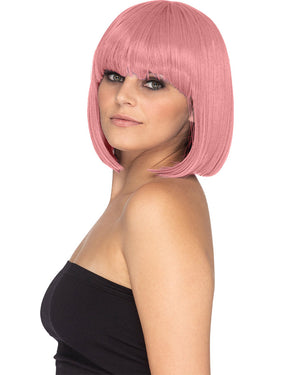 Fashion Deluxe Ashes of Roses Pink Bob Wig