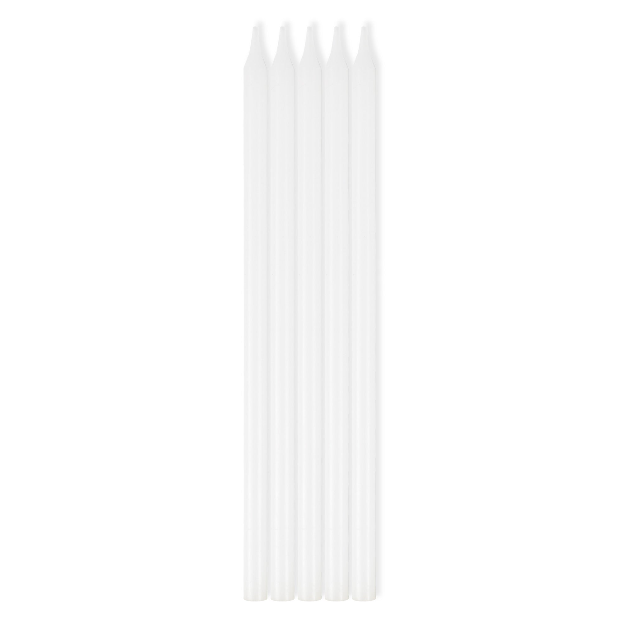 White Taper Candles Pack of 10