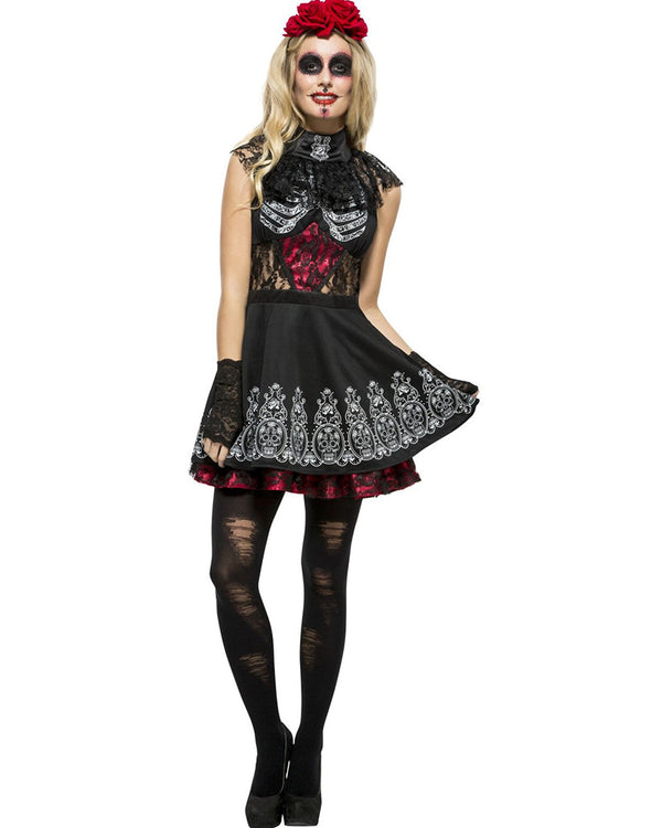 Fever Day of the Dead Womens Costume