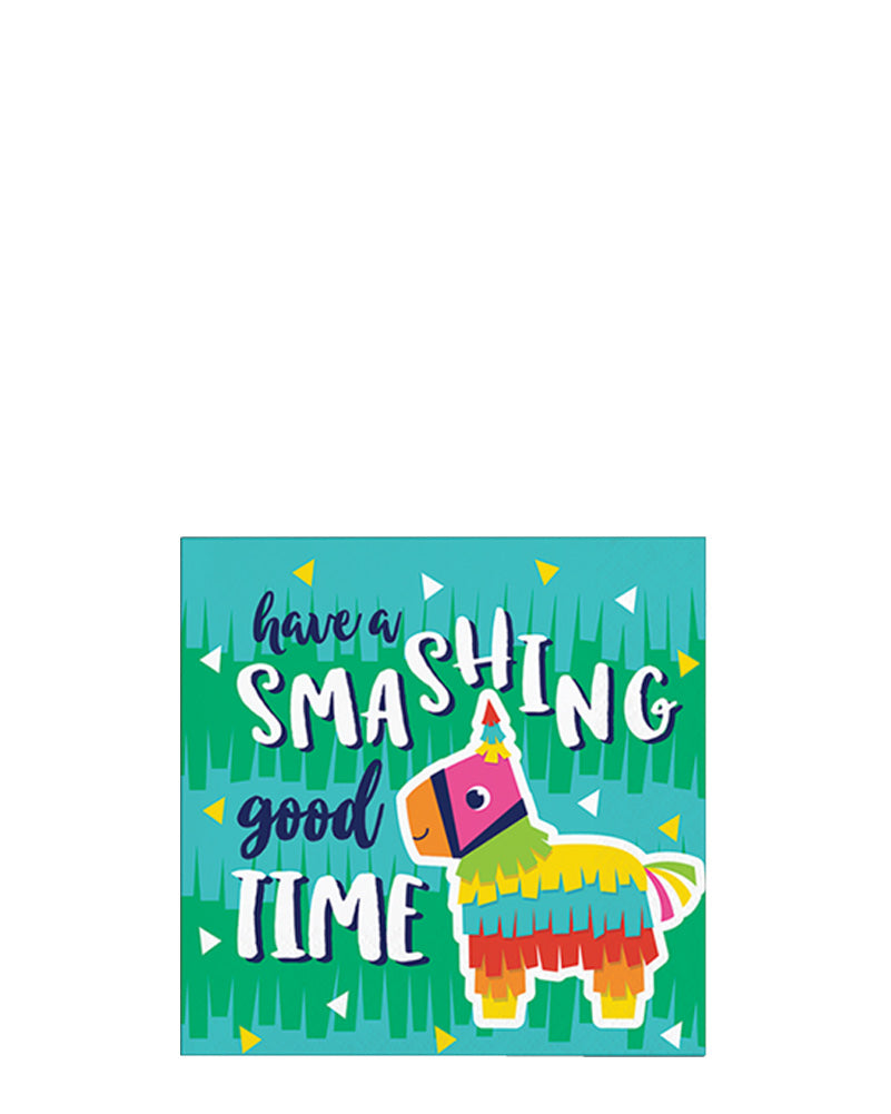 Fiesta Fun Pinata Beverage Napkins Pack of 16